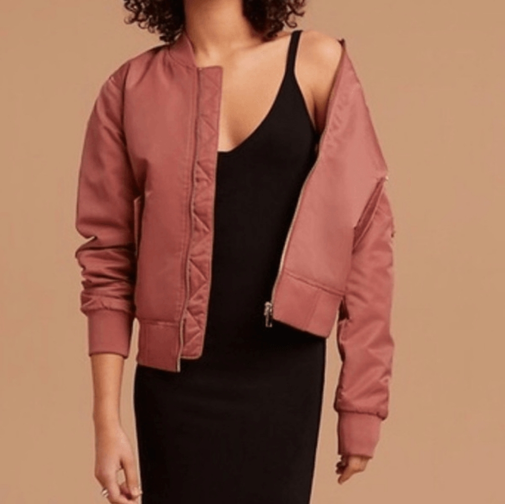Wilfred Free Junction Bomber Jacket – Rose Pink, Size S